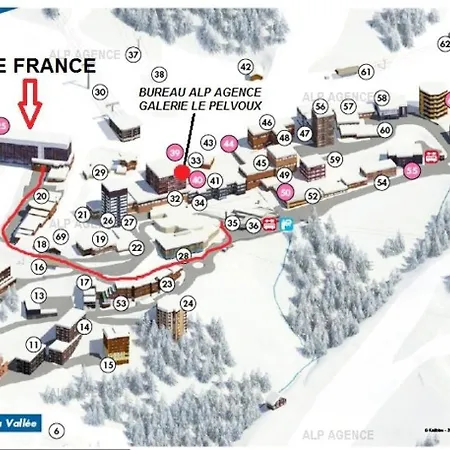 Le France - 2/3 Pers - Le France - 953fr - Plagne Centre Mae-1814 * La Plagne